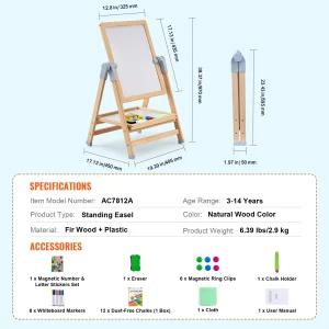 🎨 SucceBuy Standing Magnetic Drawing Board & Art Easel