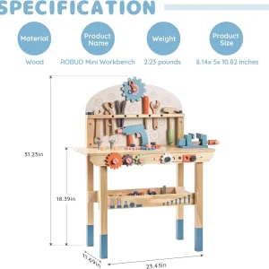 Robotime Kids Tool Bench Set